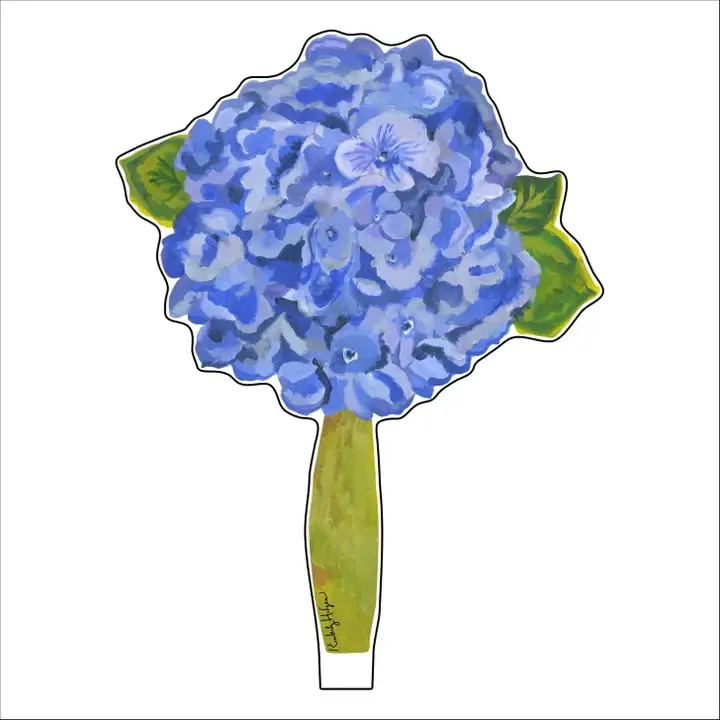 VG Hydrangea Royal Blue Small Acrylic Flower