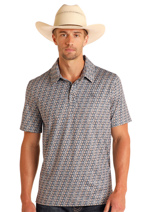 Dark Grey Men's Polo Snap