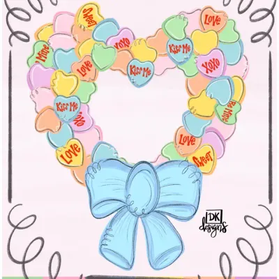 Conversation Heart Garden Glam