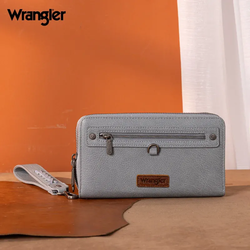 Wrangler Double Zip Wristlet-JN