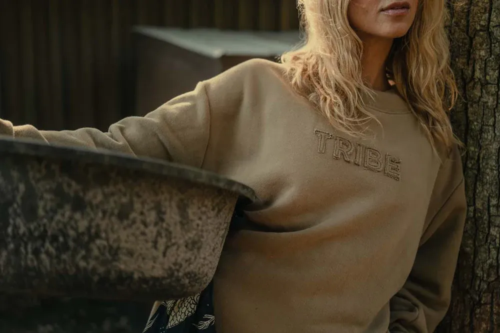 RD Bayside Mock Neck-Driftwood