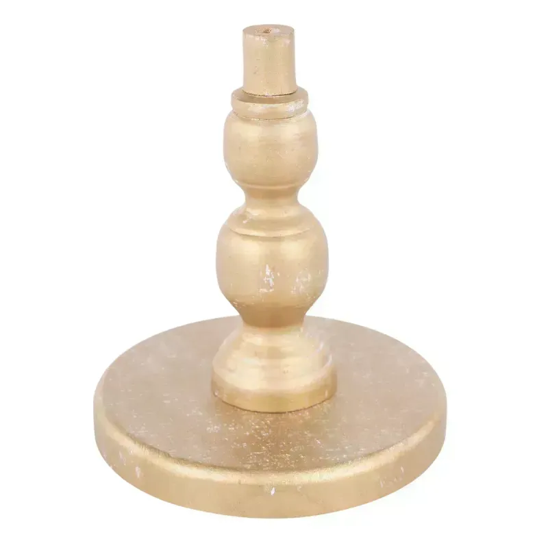 Gold Wood Base for Toppers