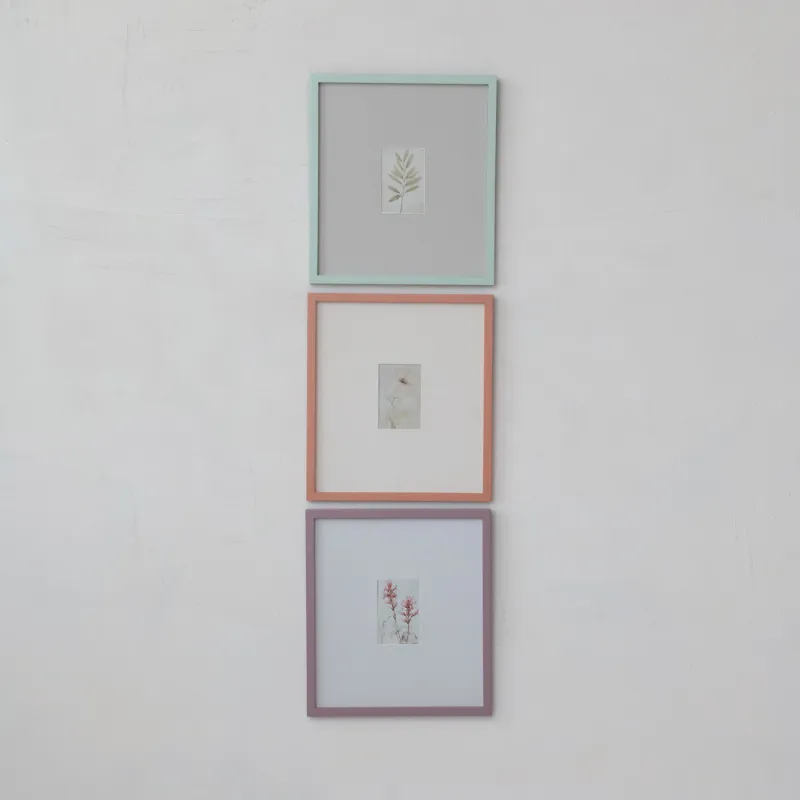 DG0952A-Green Wood Framed Photo Frame