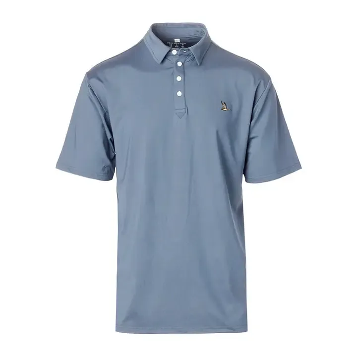 Youth Roost Solid Polo-Blue