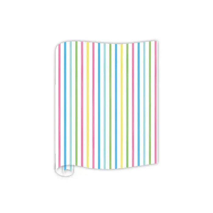 VG Table Runner-Bright Colorful Stripes