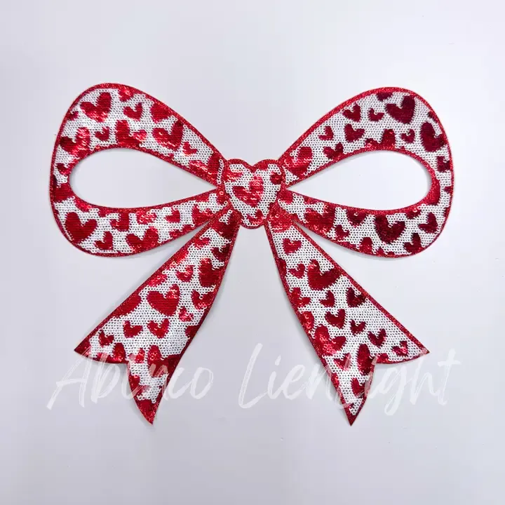 Big Bow Hearts Patch