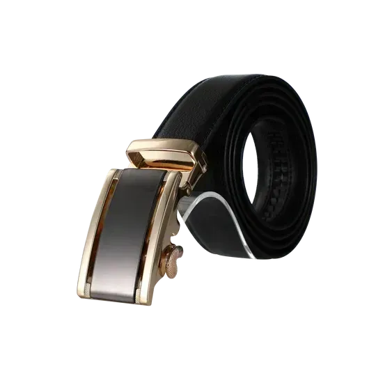AutoMADtic Leather Belt-Black 2