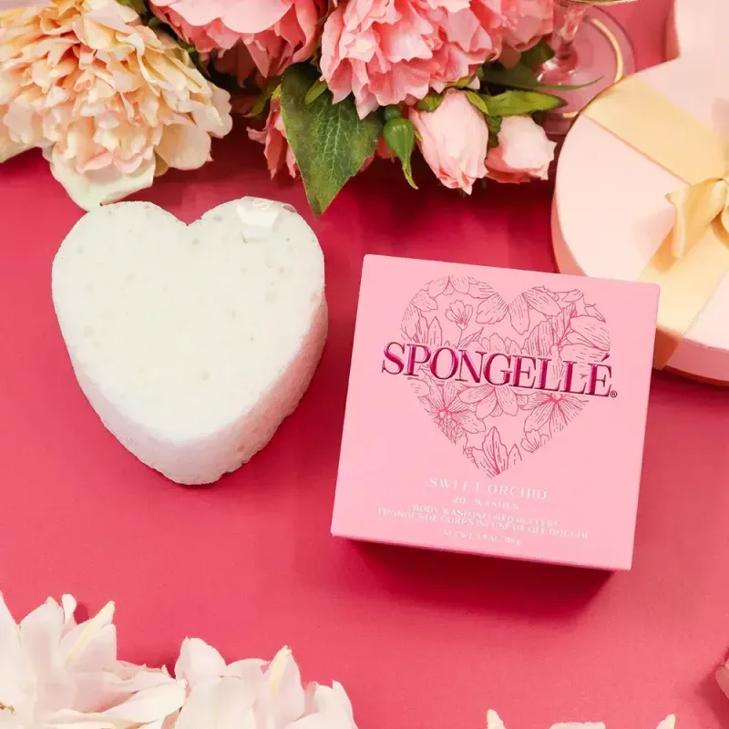 VG Spongelle Heart Shaped-Sweet Orchid