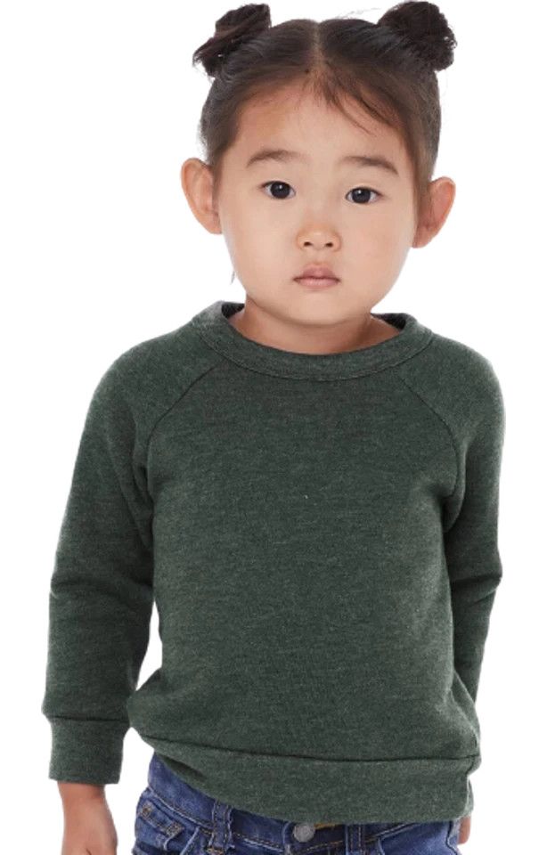 Toddler Sweatshirt- Heather Forest, Size: 2T