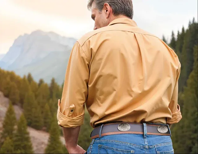Zeppro Two Toned Belt- MS State