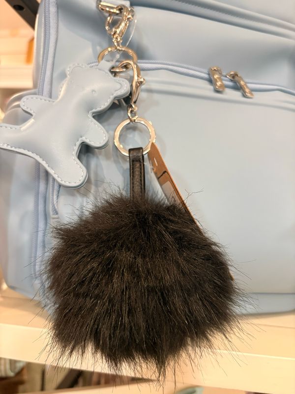 Pouf Diaper Bag Charm - Black
