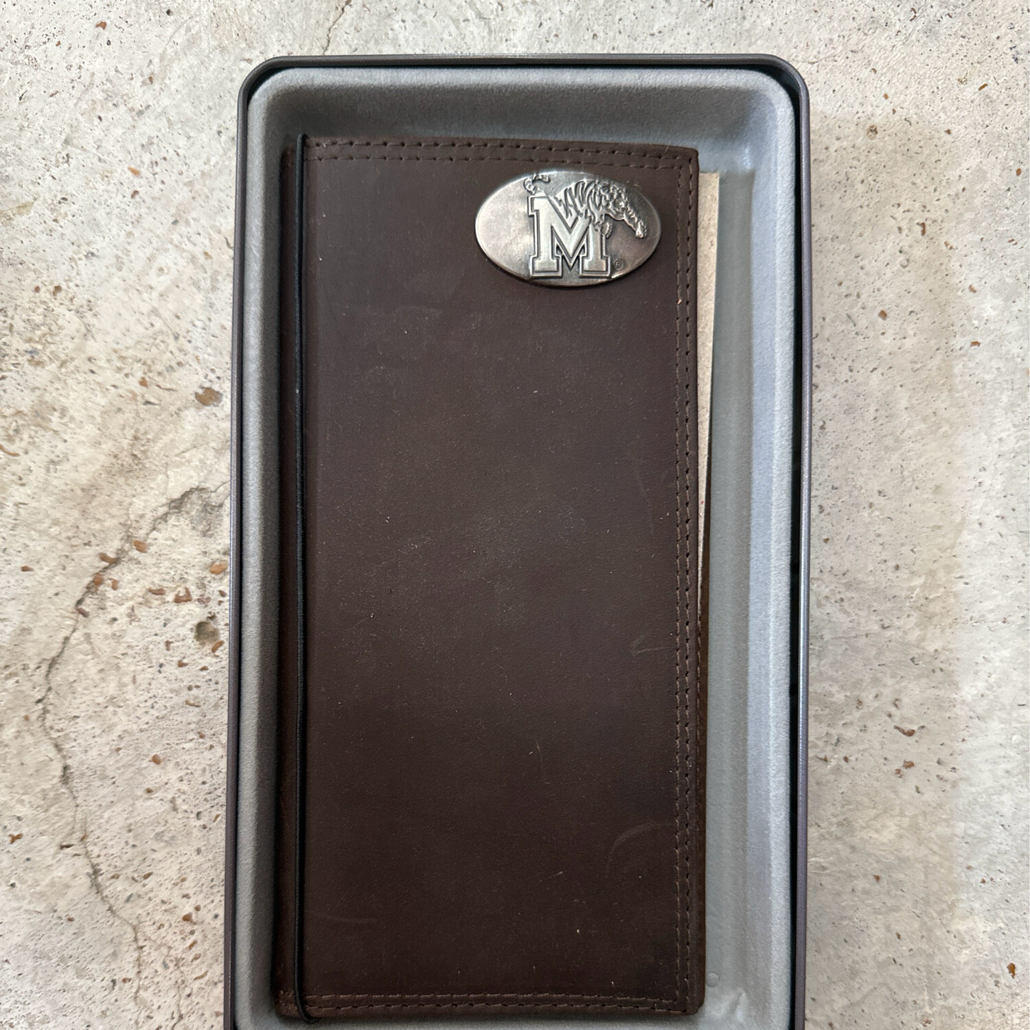 Zeppro Brown Long Wallet- Mem