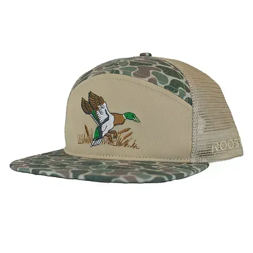 Youth Roost 7 Panel 3D Puff Full Color Duck Camo Hat
