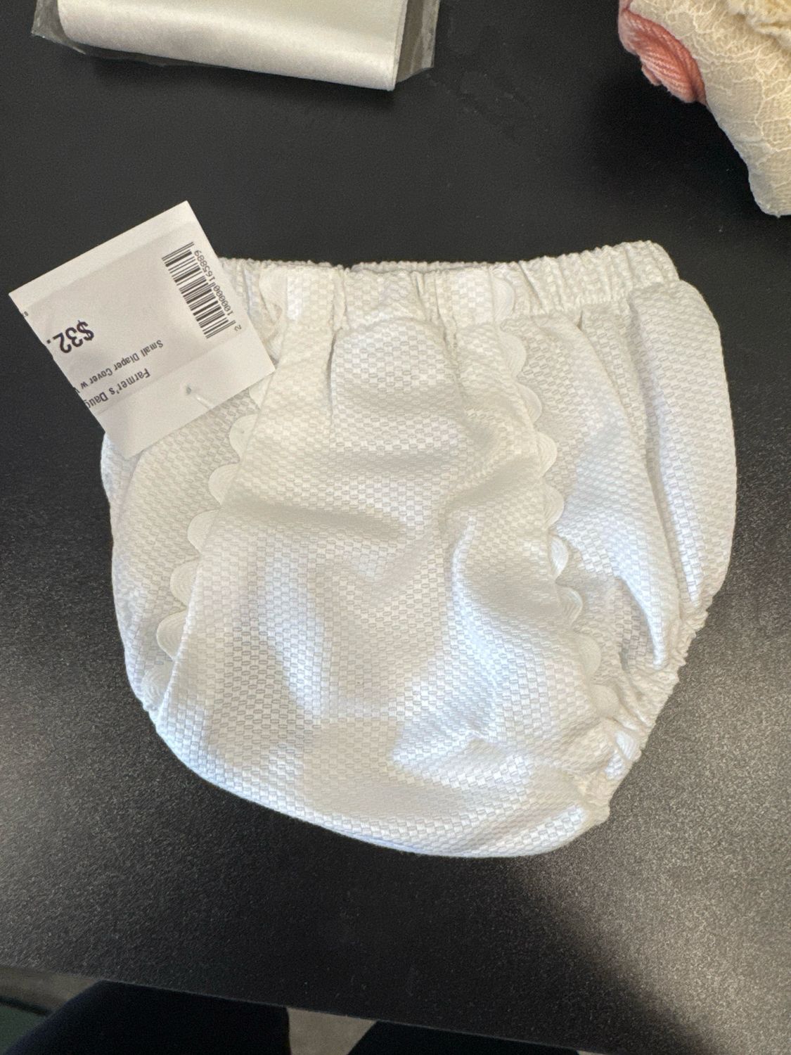 Small Diaper Cover w White Trim