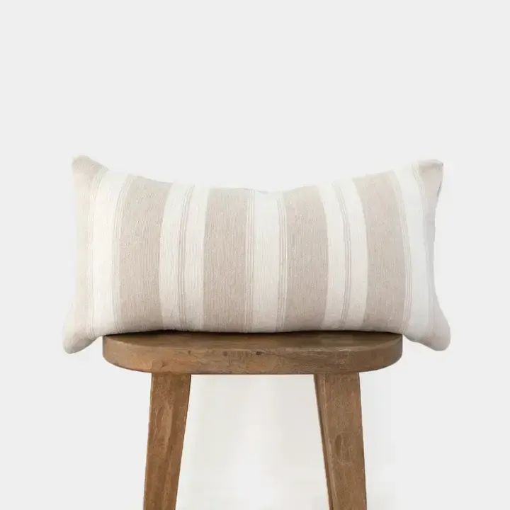 Elton In Tan-Lumbar-12x26" Pillow