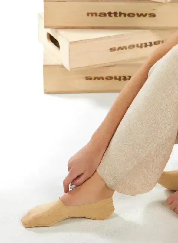 VG Cloud No Show Socks-Beige