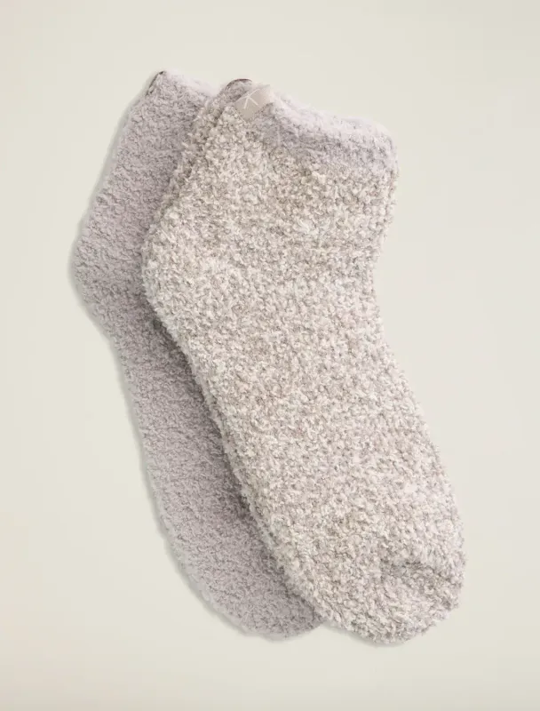 CozyChic 2 Pair Tennis Sock-Oyester Multi