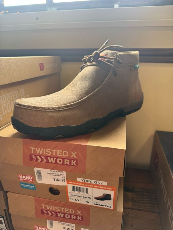 Work Chukka Driving Moc - Distressed Saddle