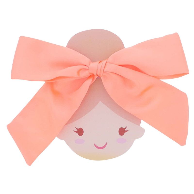 Peach Satin Bow