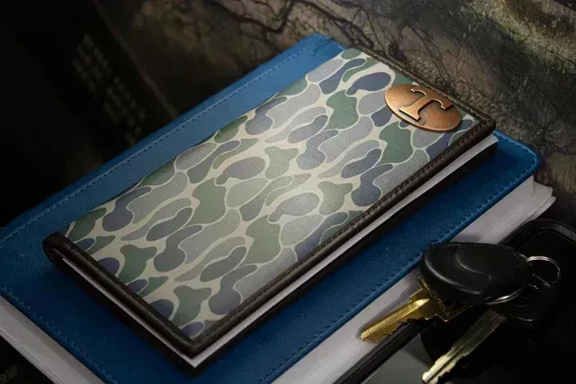 Old School Green Camo Long Wallet-TN