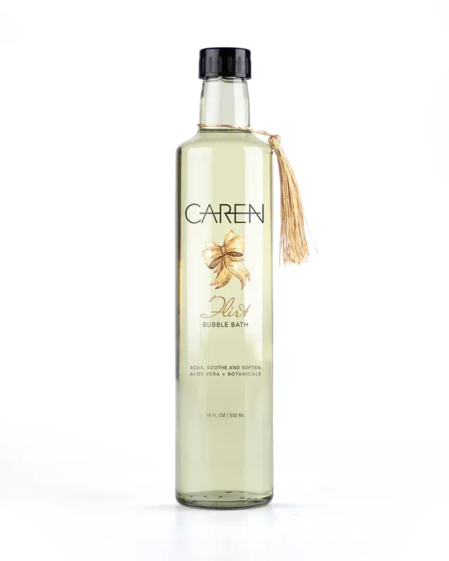 Flirt Bubble Bath 18oz Glass Bottle