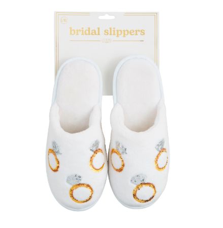 Bride Slippers-White
