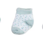 Blue Dot Baby Socks