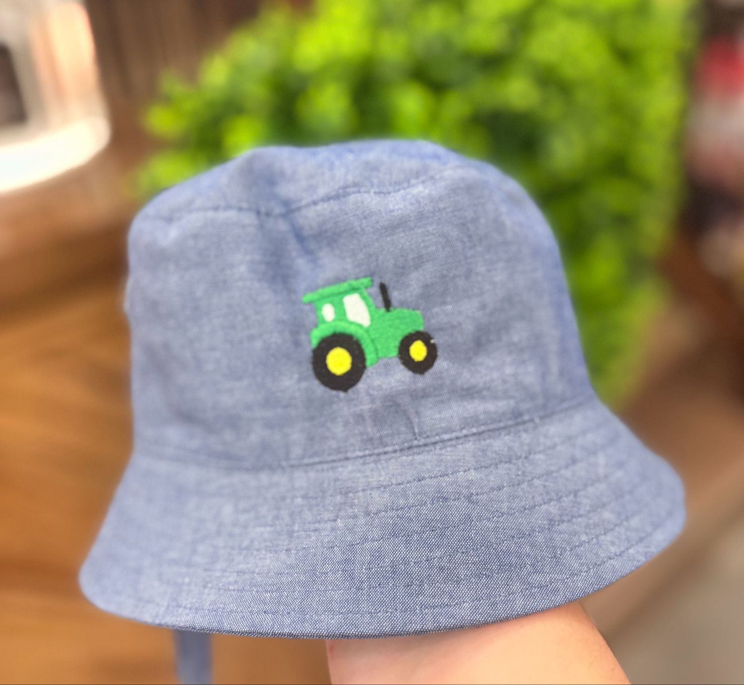 CH Tractor Denim Bucket Hat
