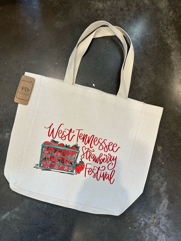 West TN Strawberry Festival Tote
