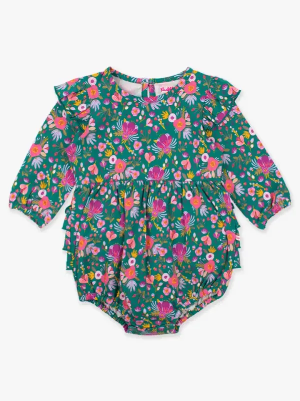 CS Emerald Floral Flutter Bubble