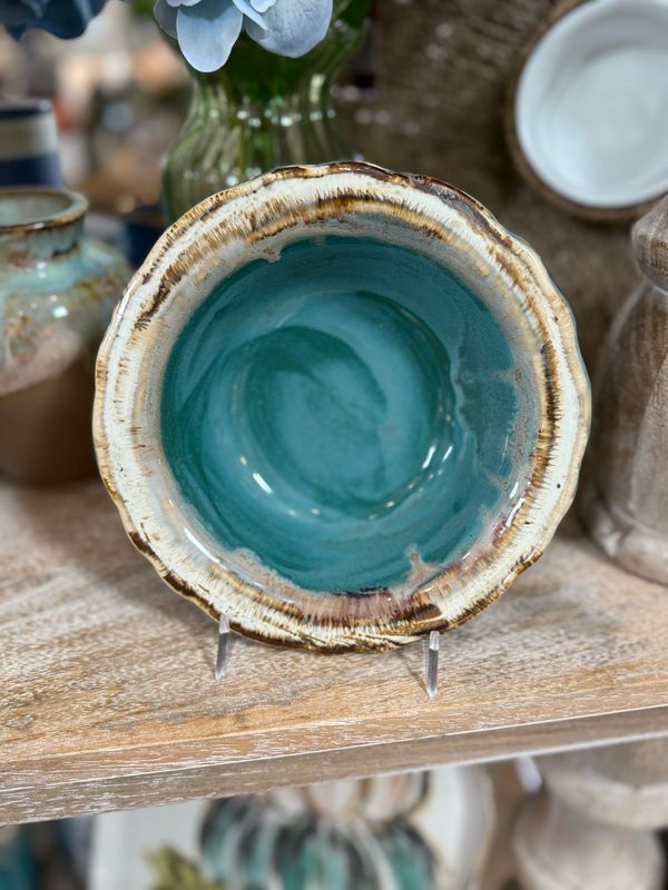 VG Bayou Blue Cereal Bowl