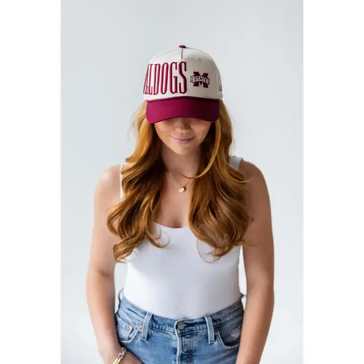 Mississippi State Stretch Canvas Trucker