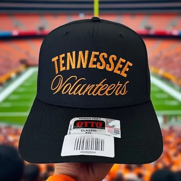 TN Vols Black Emb Hat