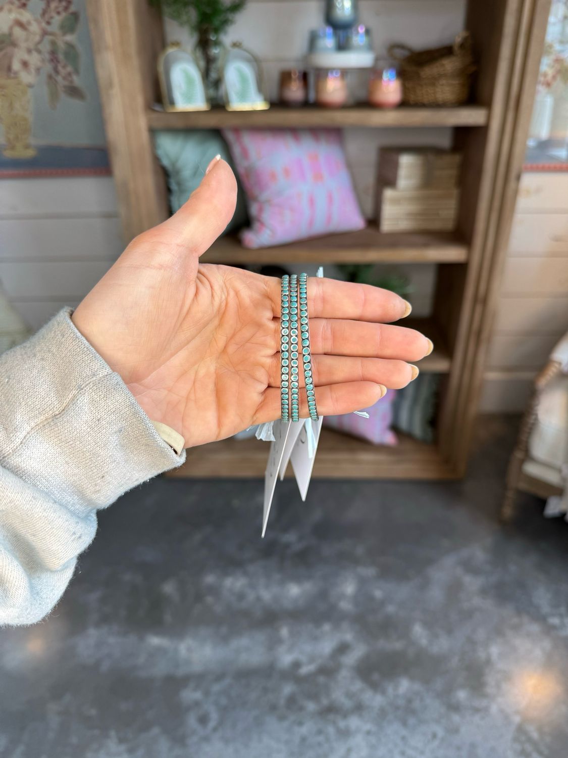 Sterling Silver &amp; Turquoise Bracelet