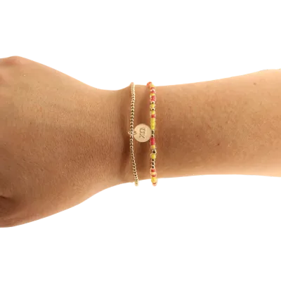 VG EXT Chi Omega Sprinkle Stack Bracelet