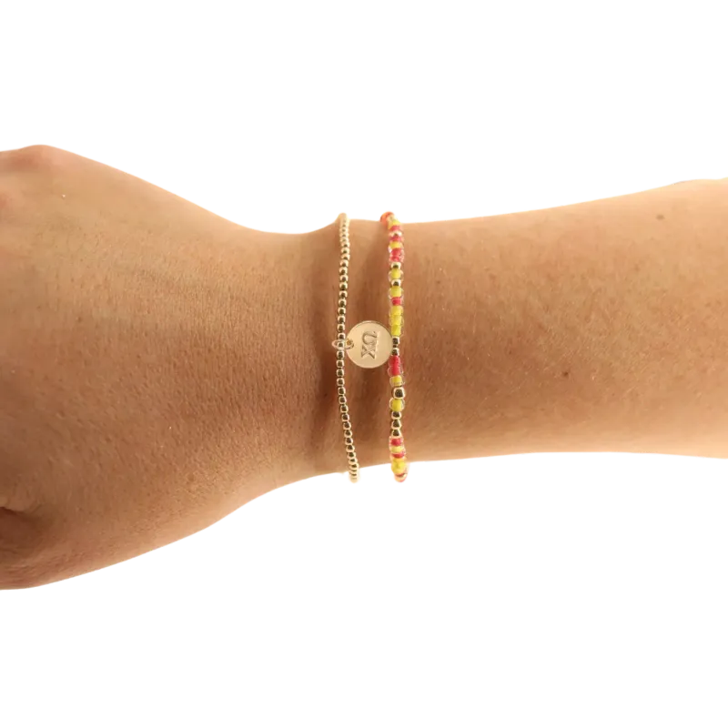 VG EXT Chi Omega Sprinkle Stack Bracelet