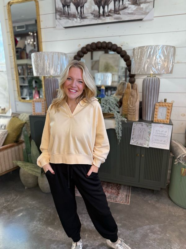 CH Laid Back Luxe Collared Top