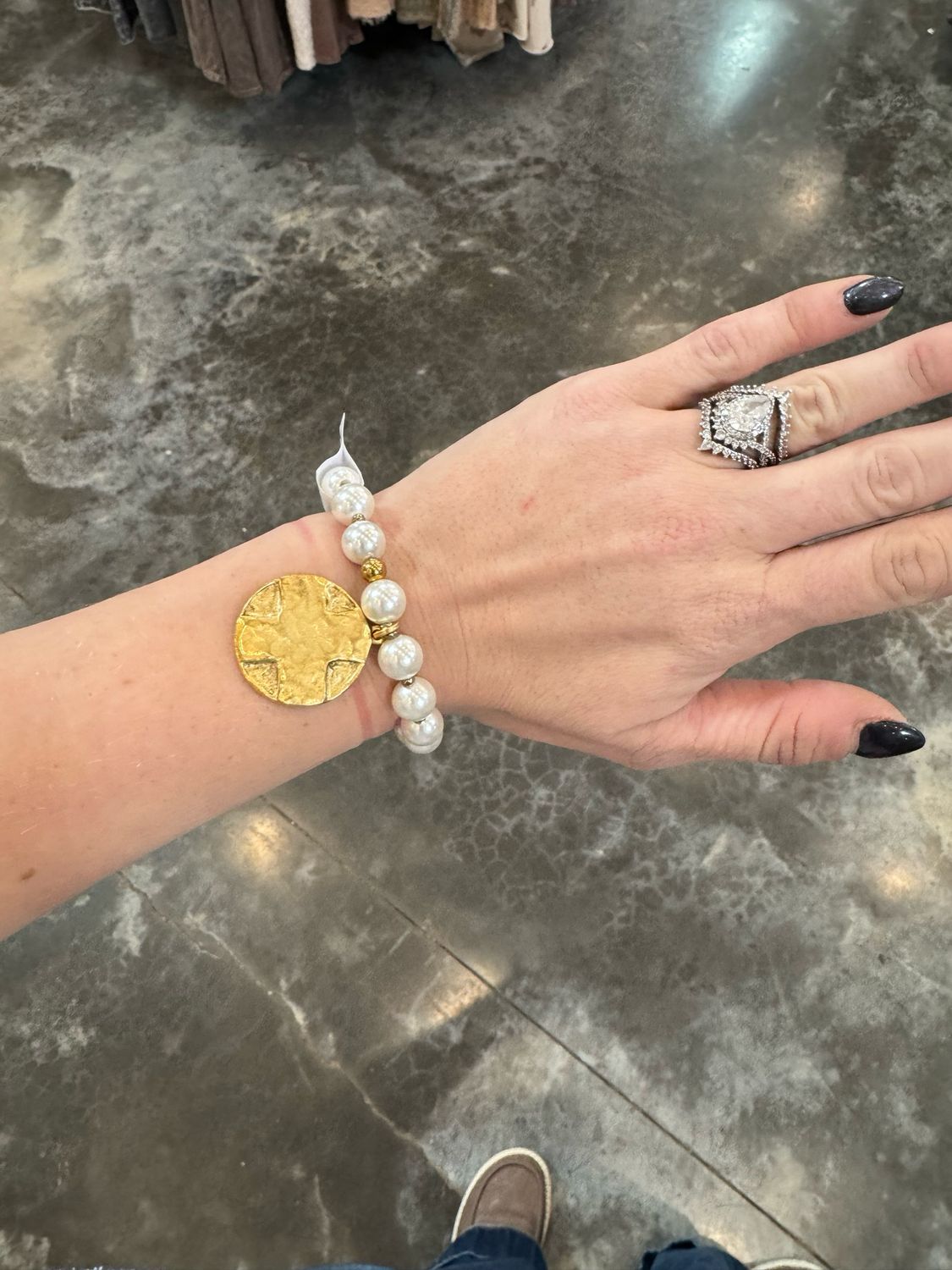 VG Lord's Prayer Bracelet-Pearl