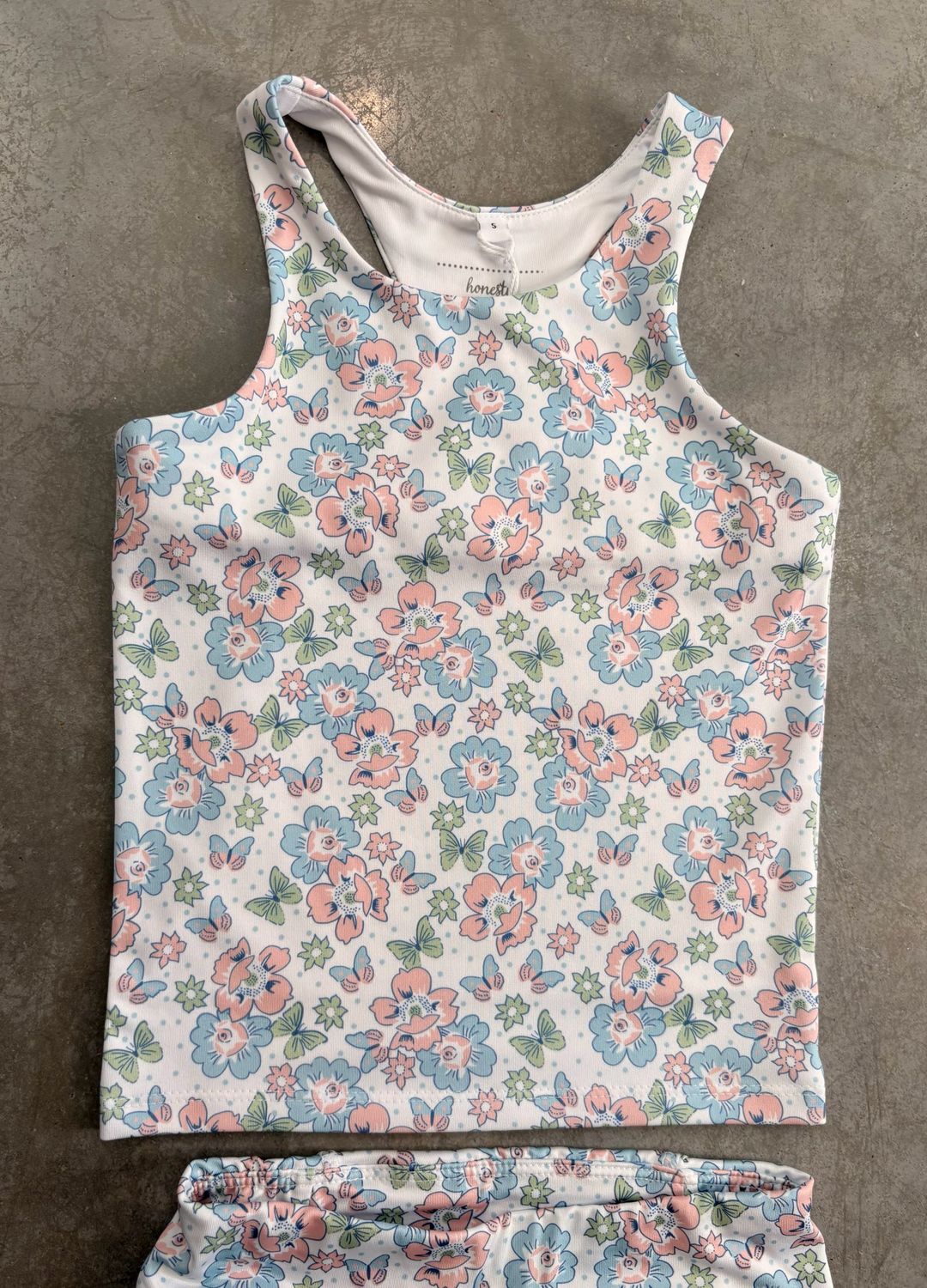 Butterfly Floral Bra Top