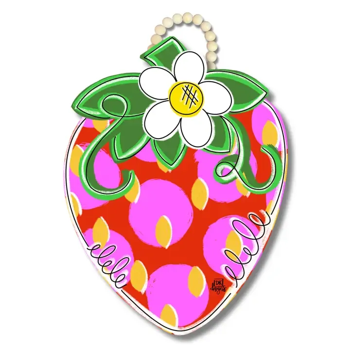 Strawberry Door Hanger