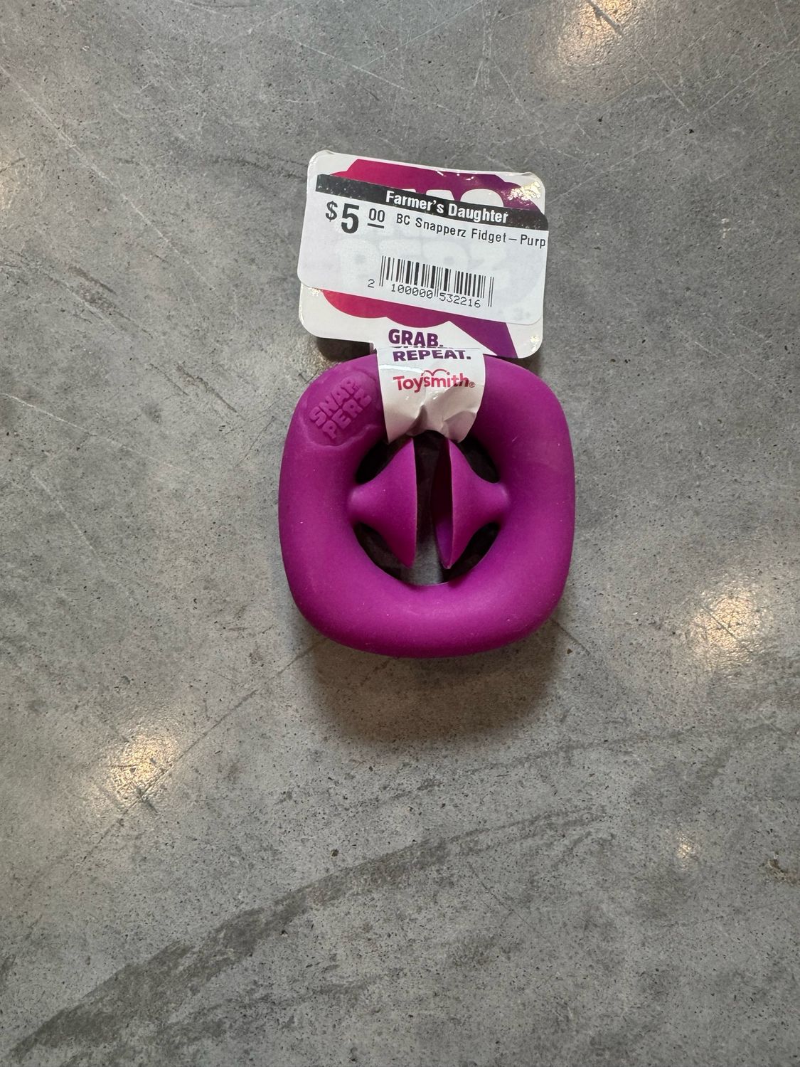 BC Snapperz Fidget-Purple