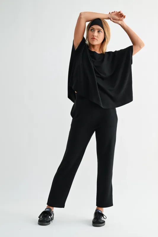 BC Laguna Cropped Pants-Black