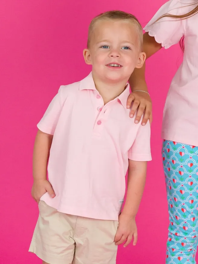 BC Boys Pink Polo