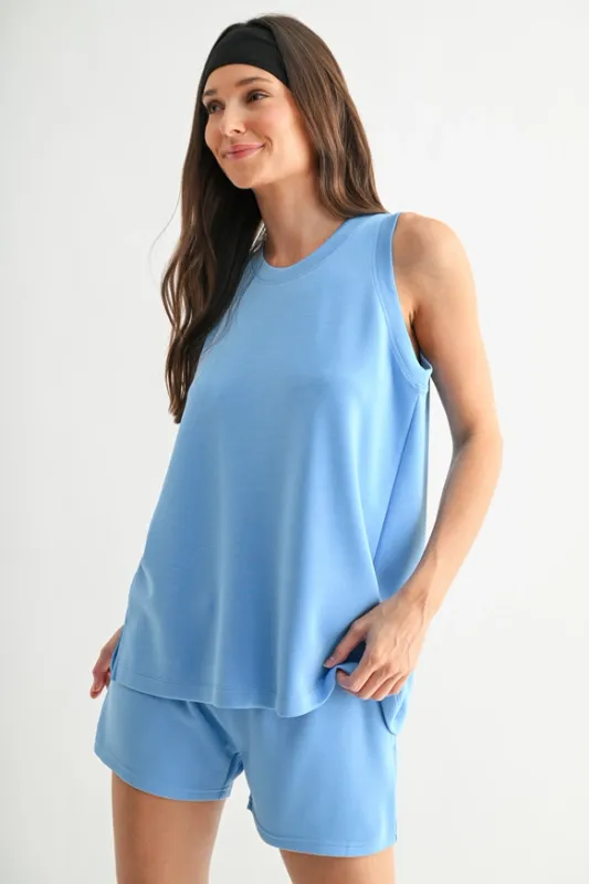 BC Laguna Cloud Tank Set-Denim Drift