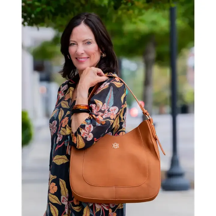 Hadlee Hobo Bag Saddle