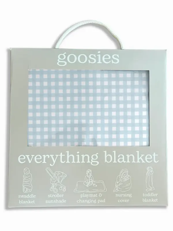 Everything Blanket-Blue Gingham