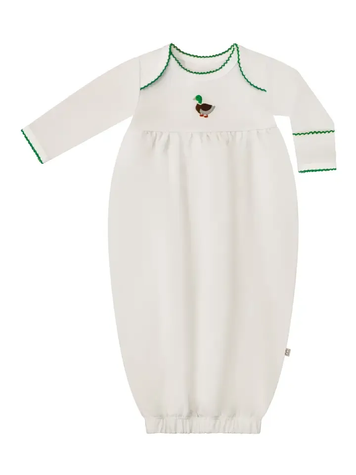 Pip Embroidered Gown-Mallards