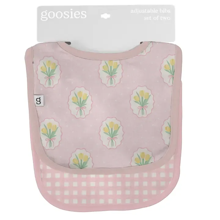 Fancy Tulips-Bib Set