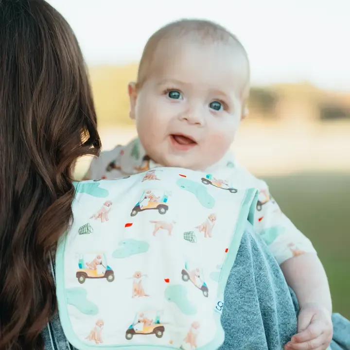 Barks &amp; birdies-Burp Cloth Set