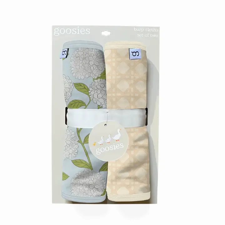 Hydrangeas-Burp Cloth Set